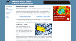 Desktop Screenshot of heathrowairportarrivals.com